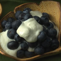 Blueberries and Cream